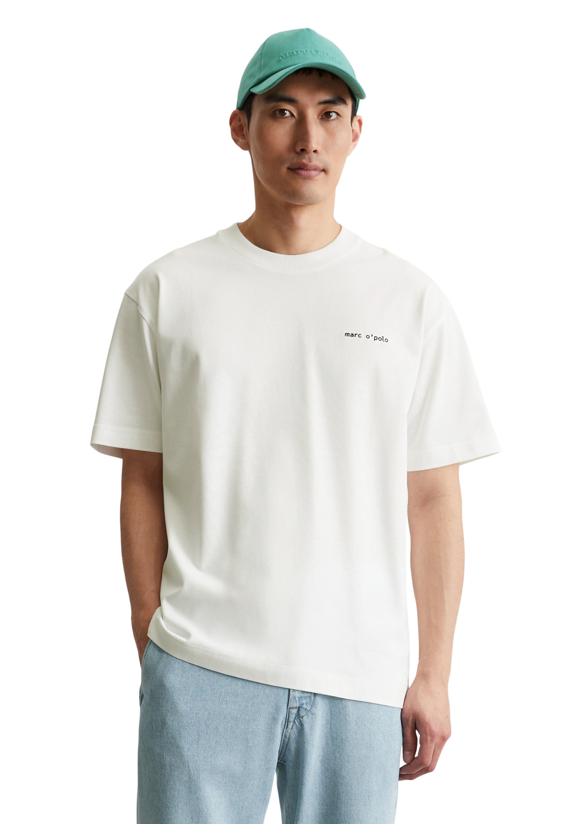 Marc O'Polo Shirt in Wit: voorkant
