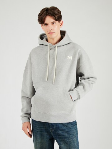 MOUTY Sweatshirt 'LEO' in Grau: Vorderseite