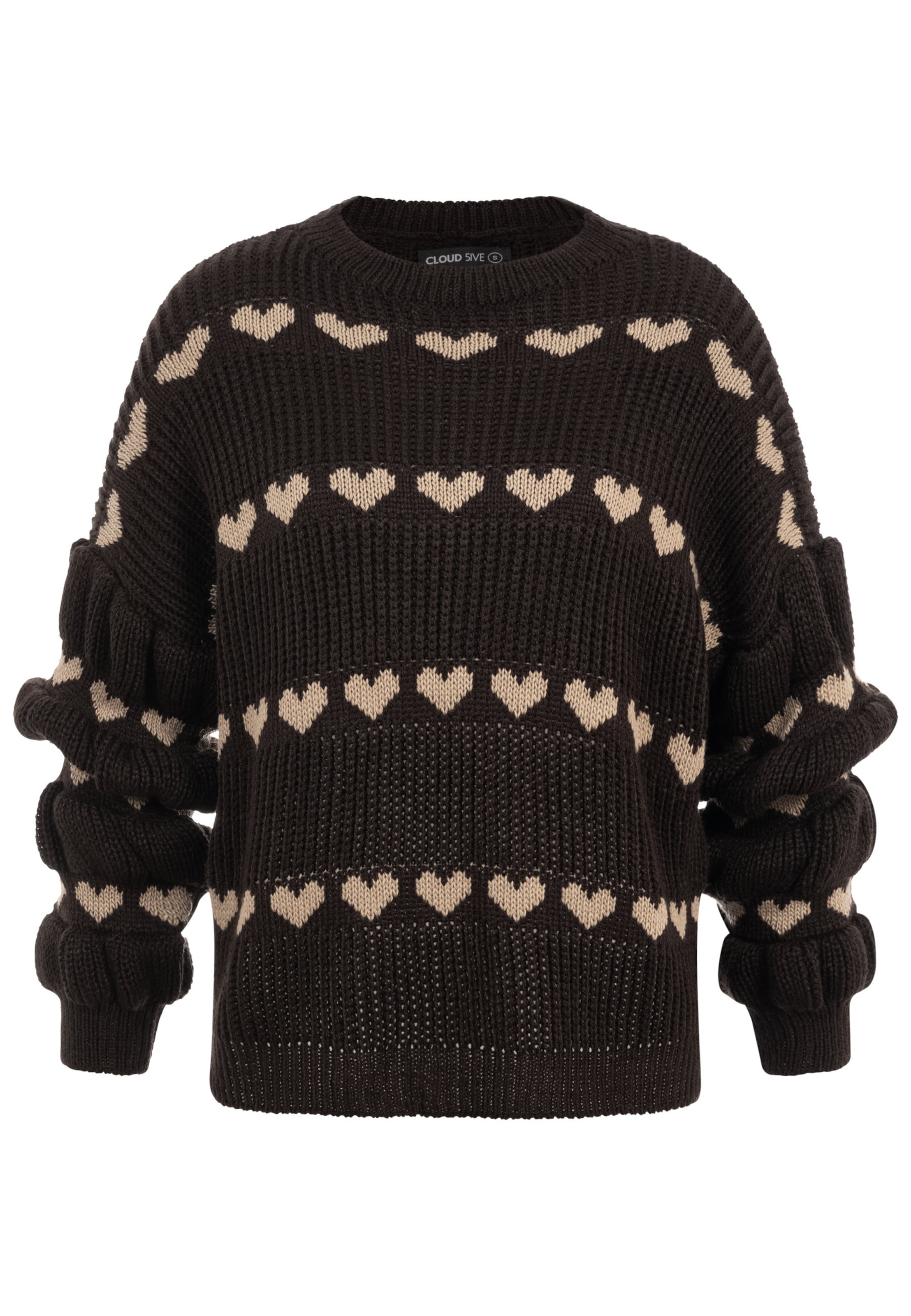 Pull-over Cloud5ive en marron : devant
