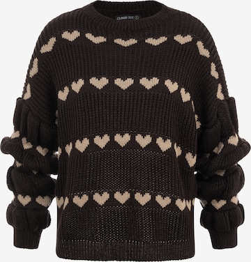 Pull-over Cloud5ive en marron : devant