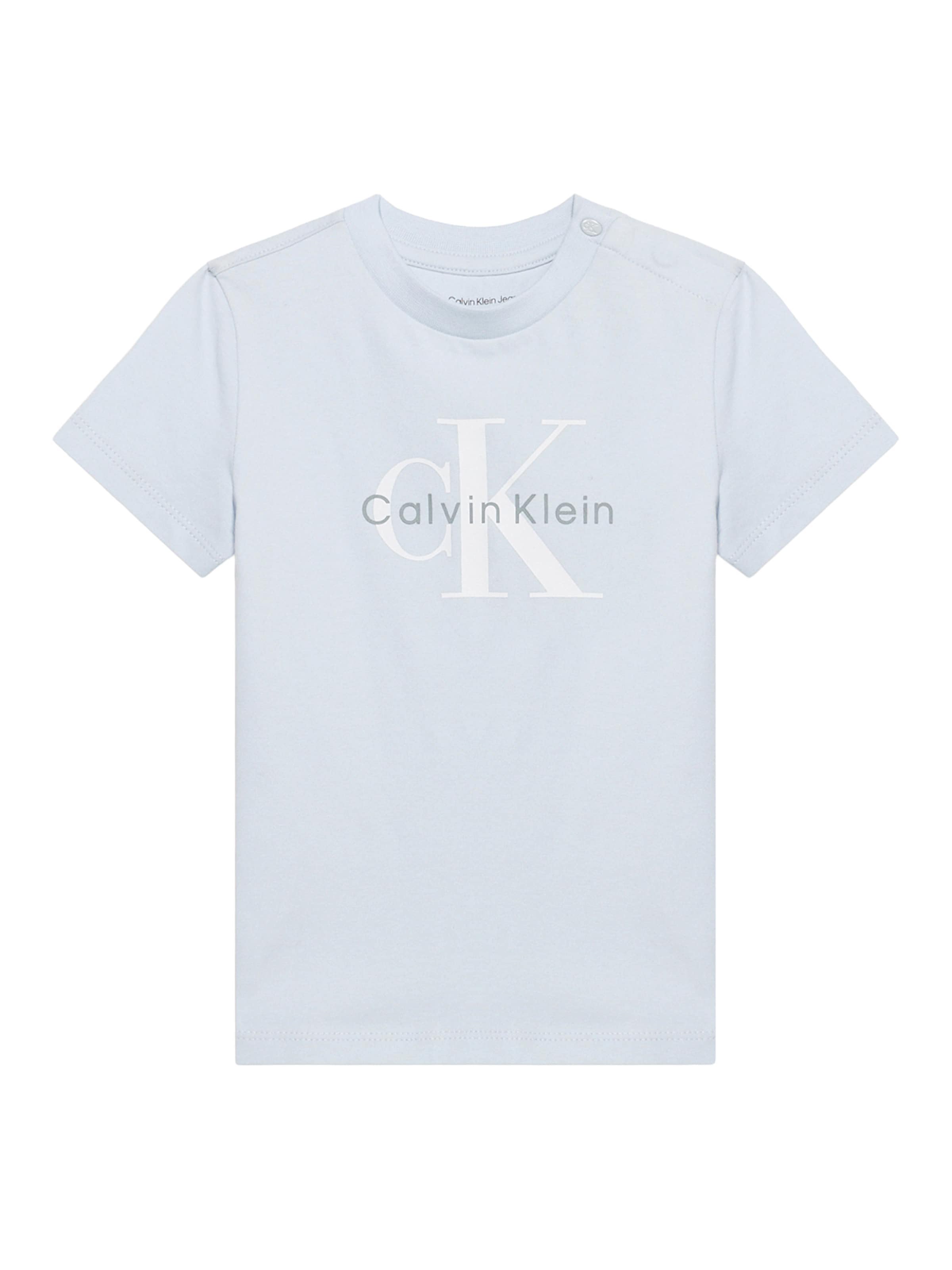 Calvin Klein Jeans Μπλουζάκι σε μπλε: μπροστά