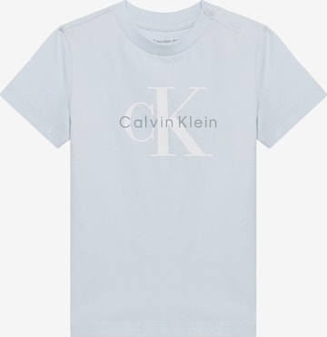 Calvin Klein Jeans Тениска в синьо: отпред