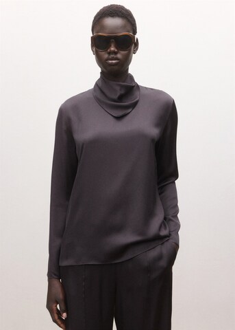 MANGO Blouse 'Claudie' in Brown: front