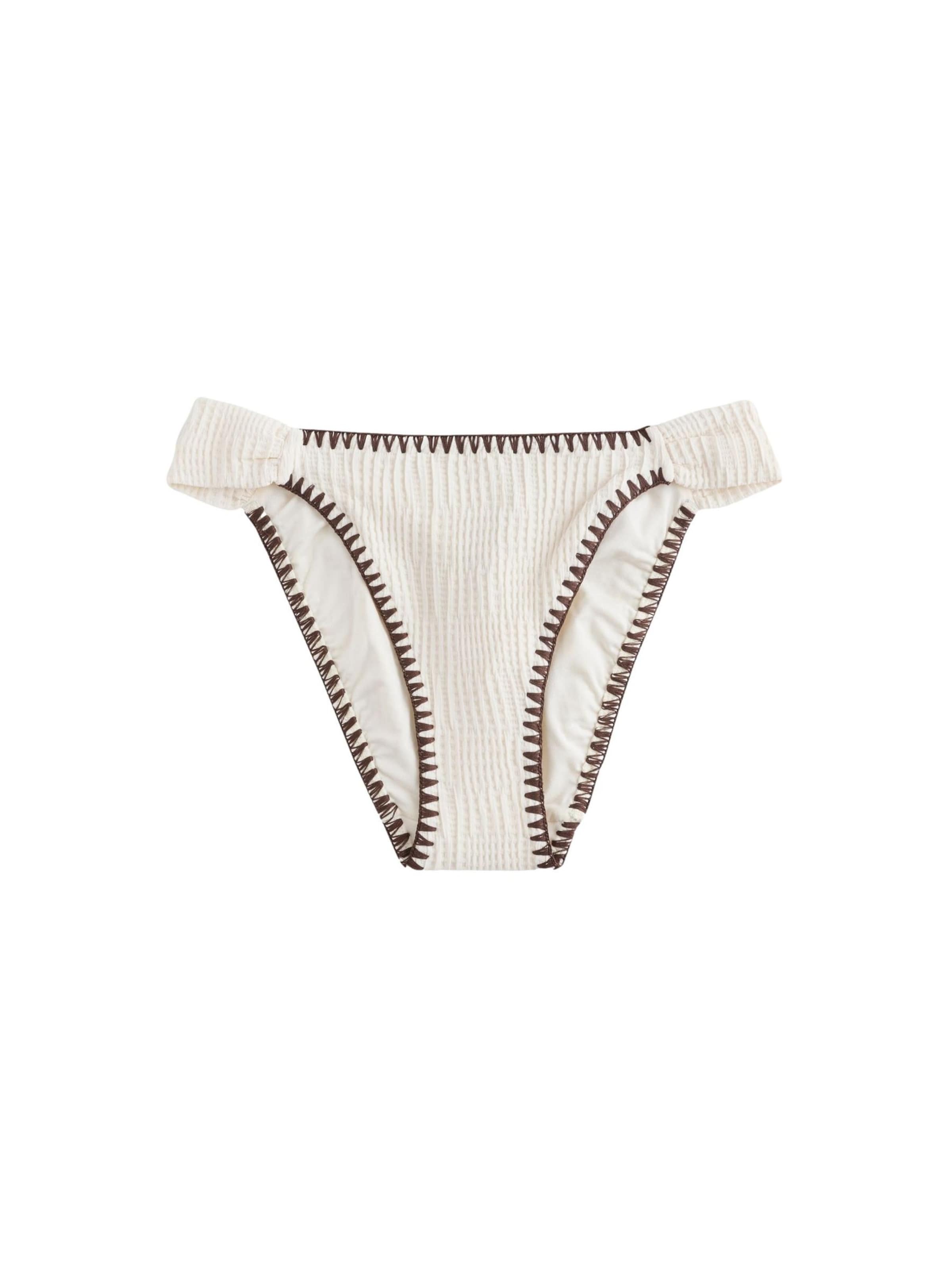 Mint Velvet Bikini bottom in Beige: front