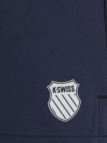 Regular Pantalon de sport 'HYPERCOURT' K-Swiss Performance en bleu