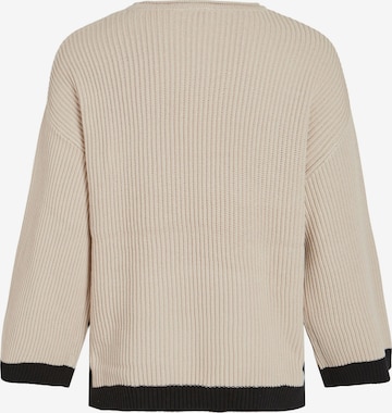 VILA Sweater 'CHING' in Beige