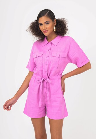 FRESHLIONS Jumpsuit 'Livia' in Pink