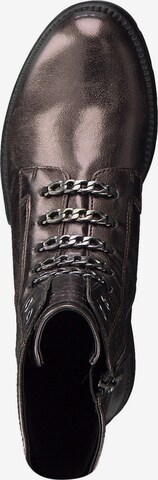 TAMARIS Lace-Up Ankle Boots in Bronze