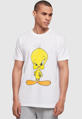 T-Shirt 'Looney Tunes - Angry Tweety' ABSOLUTE CULT en blanc : devant