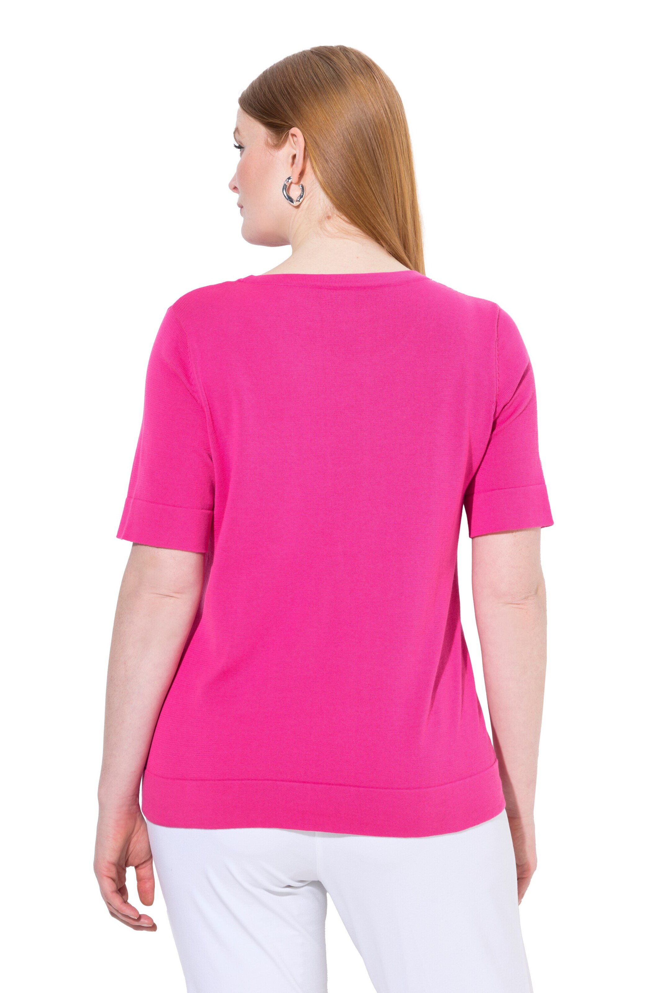 Ulla Popken Sweater in Pink