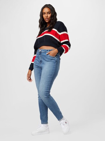 Skinny Jeans 'Harlem' di Tommy Hilfiger Curve in blu