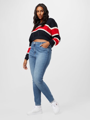 Tommy Hilfiger Curve Skinny Kavbojke 'Harlem' | modra barva