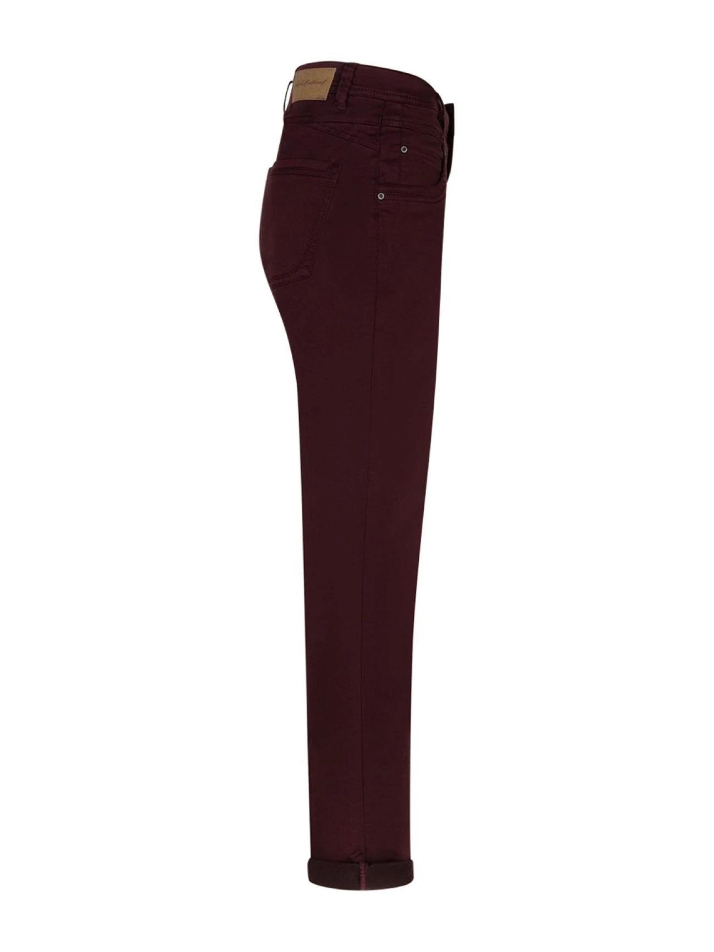 Red Button Regular Trousers 'RB Relax jog L31 burgundy' in Red