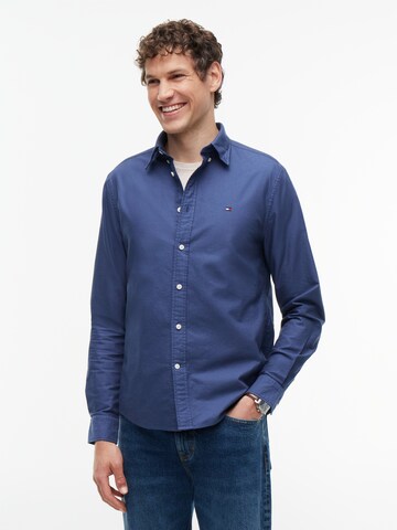 Regular fit Camicia 'Heritage' di TOMMY HILFIGER in blu: frontale