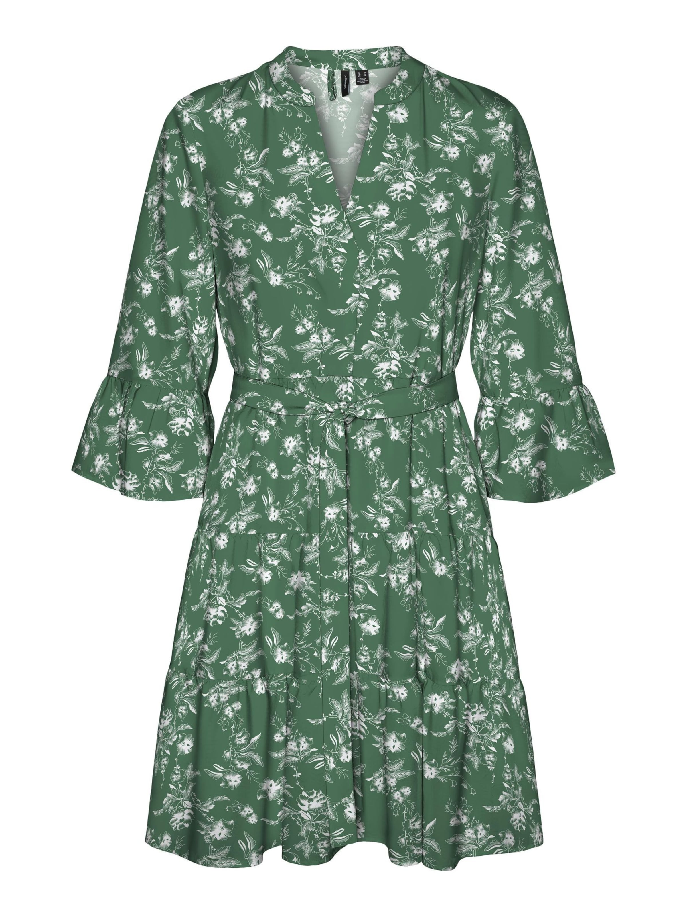 VERO MODA - Vestido 'ZERA' en verde: frente