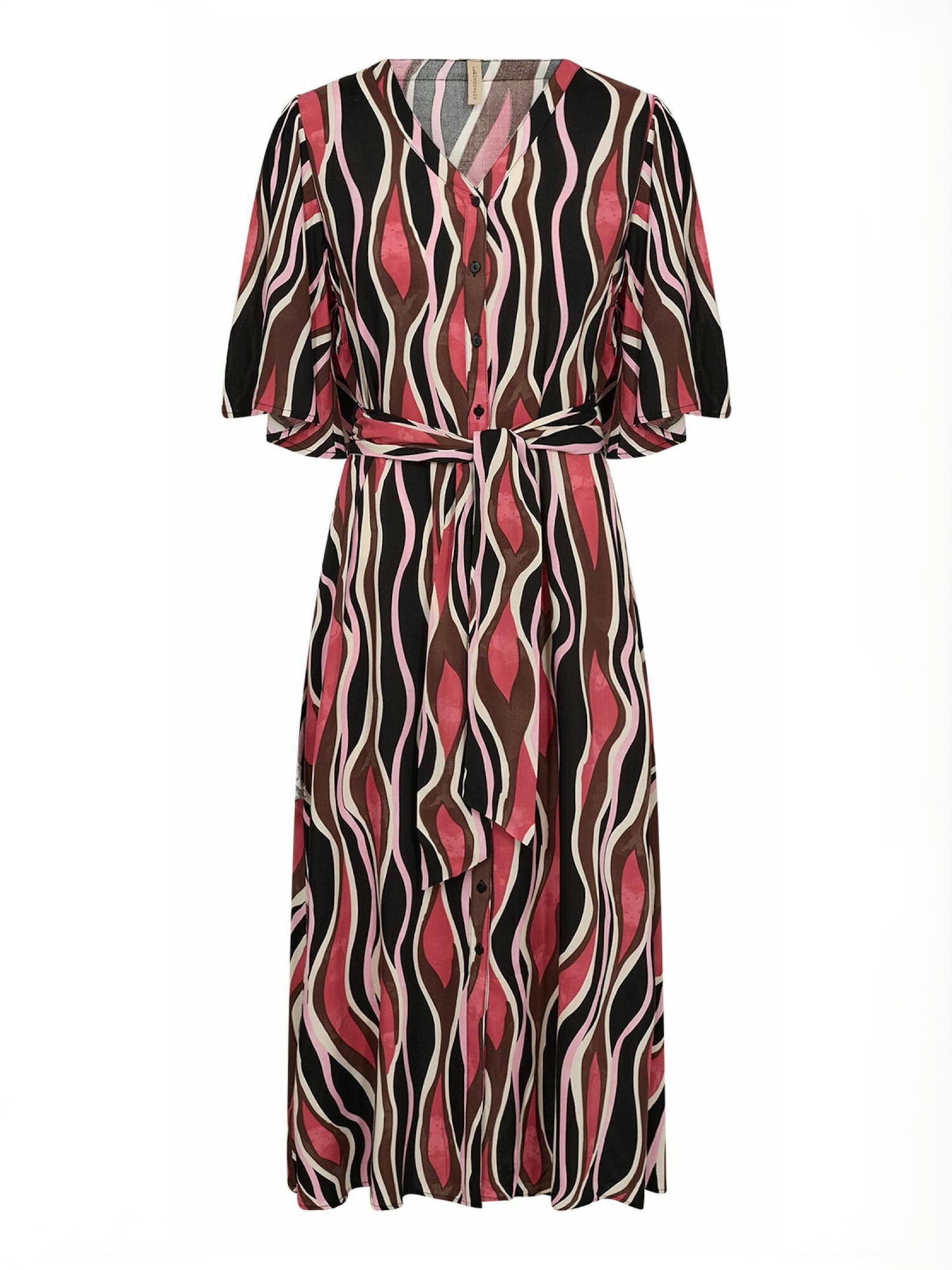 Soyaconcept Jurk ' SC-CAMMI ' in Roze: voorkant