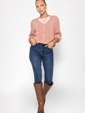 SASSYCLASSY Oversized Cardigan in Pink