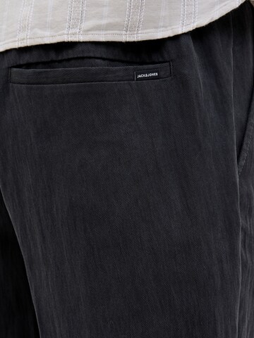 JACK & JONES Loosefit Pantalon 'JPSTKarl Skye' in Zwart