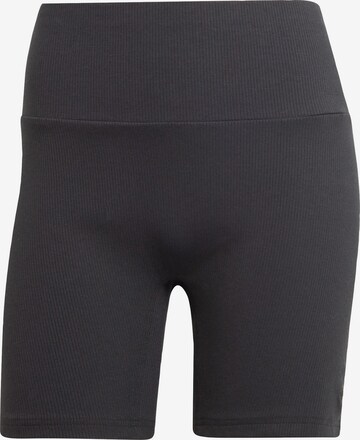 ADIDAS SPORTSWEAR Skinny Workout Pants in Black: front