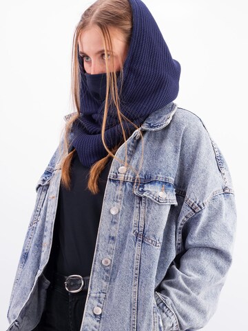 Manufaktur13 Scarf 'Hooded Loop' in Blue