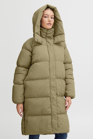 Oxmo Wintermantel 'Oxelice' in Beige: voorkant