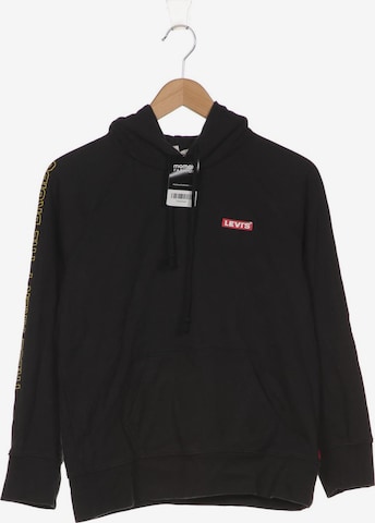 LEVI'S ® Sweatshirt & Zip-Up Hoodie in S in Black: front