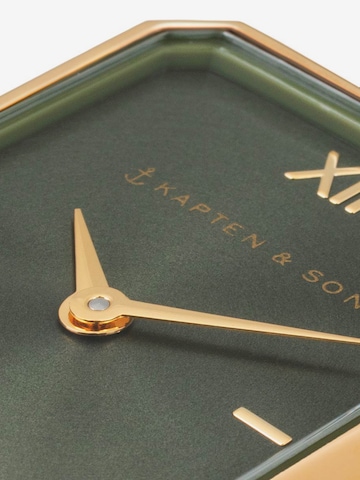 auksinė Kapten & Son Analoginis (įprasto dizaino) laikrodis 'Grace Gold Steel'