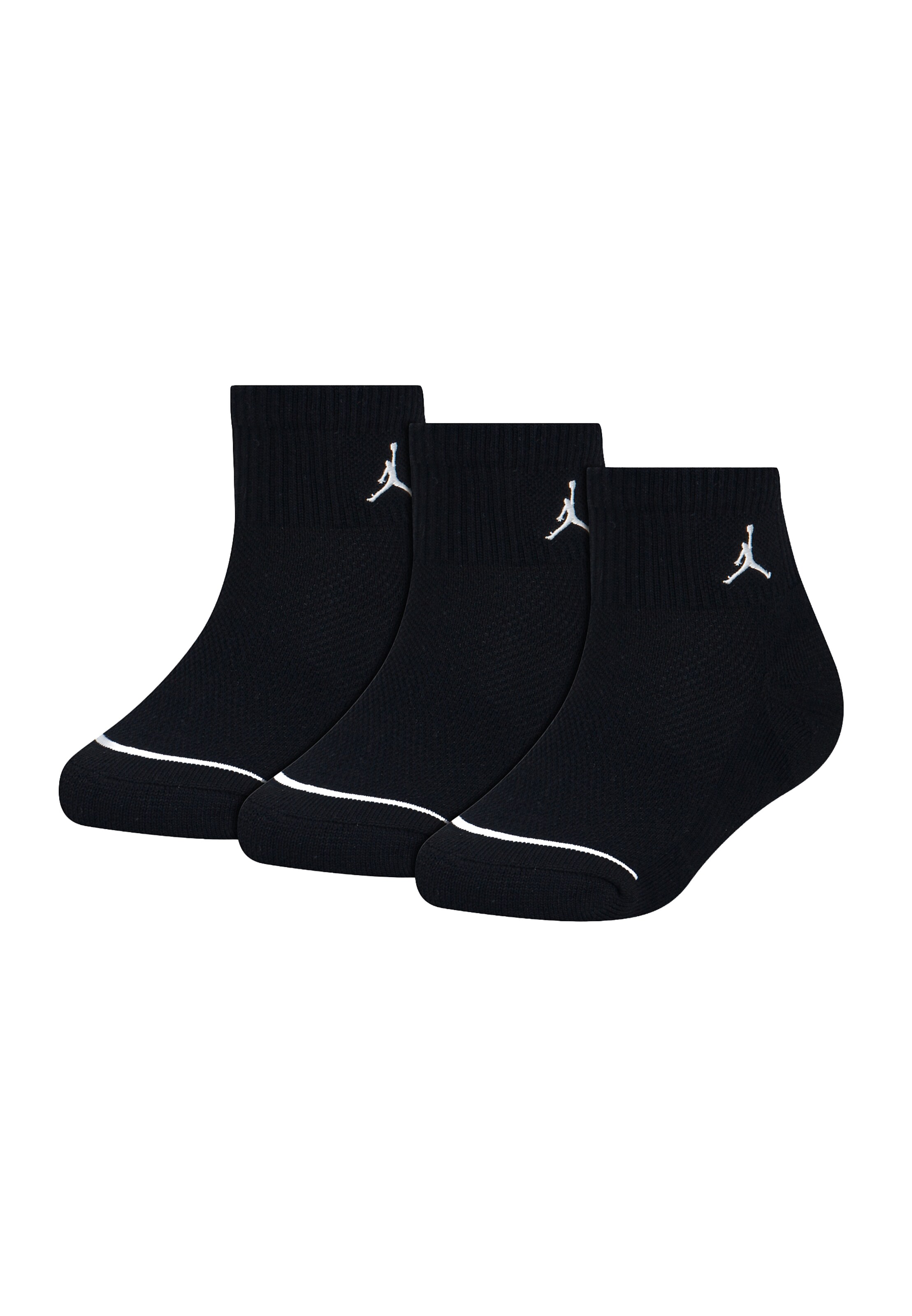 Chaussettes Jordan en noir : devant