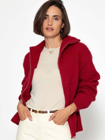 SASSYCLASSY Oversized Cardigan in Red