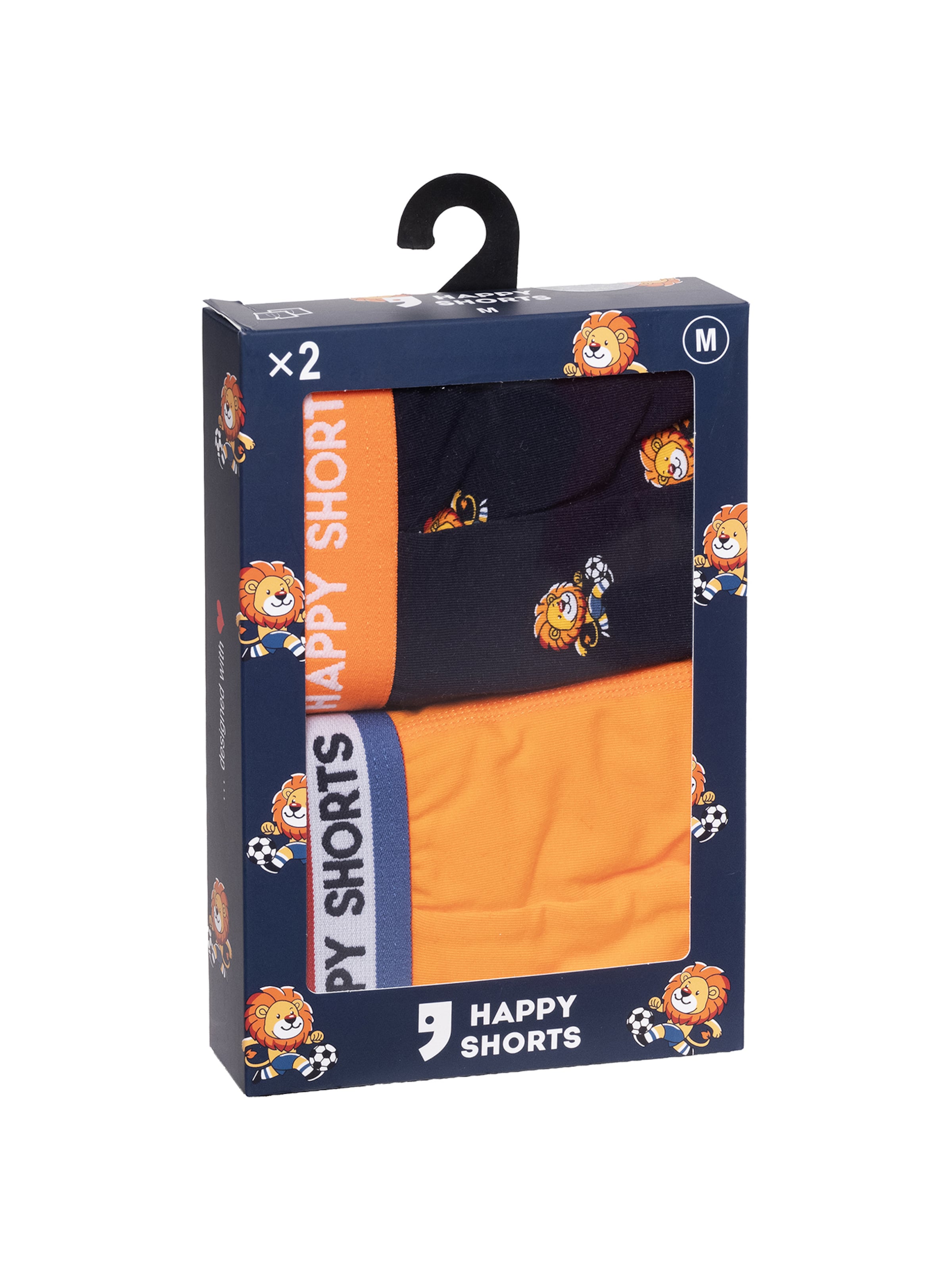 Happy Shorts Boxershorts 'Koningsdag' in Blauw