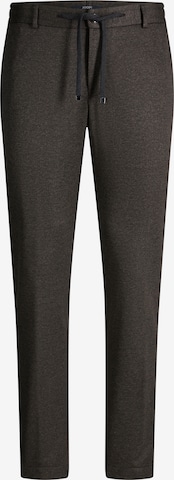 Coupe slim Pantalon à plis JOOP! en marron : devant
