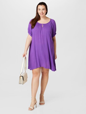 KAFFE CURVE Tunic 'Ami' in Purple