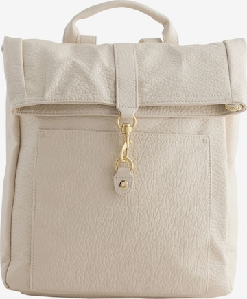 Next Rucksack in Weiß: Vorderseite