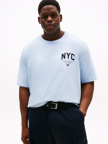 Maglietta 'NYC' di Tommy Hilfiger Big & Tall in blu: frontale
