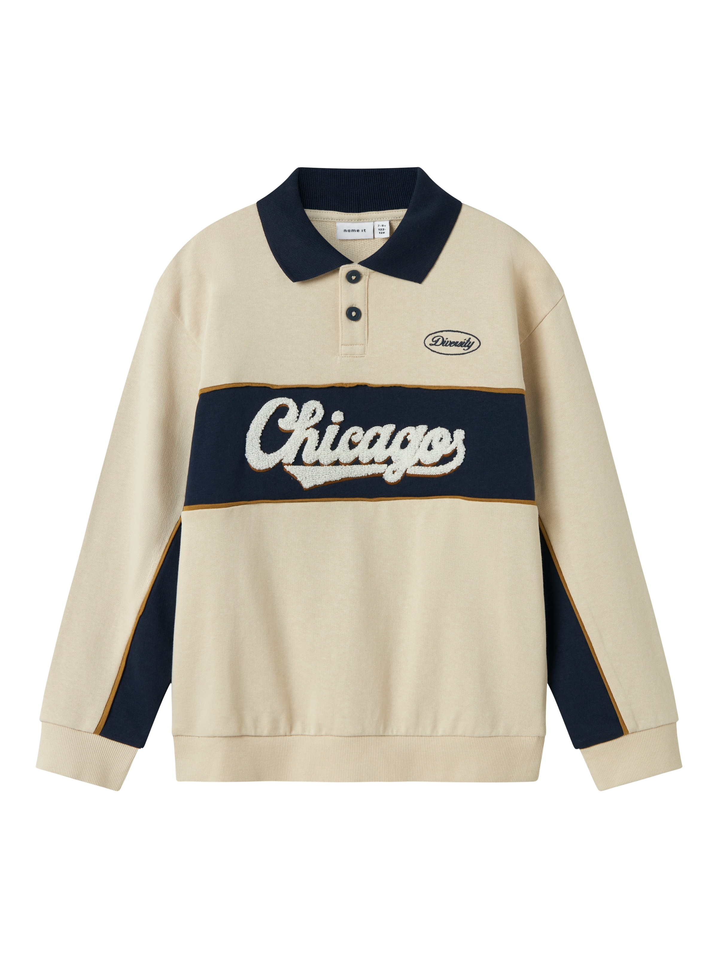 NAME IT Μπλούζα φούτερ 'NKMLUCAN' σε μπεζ: μπροστά