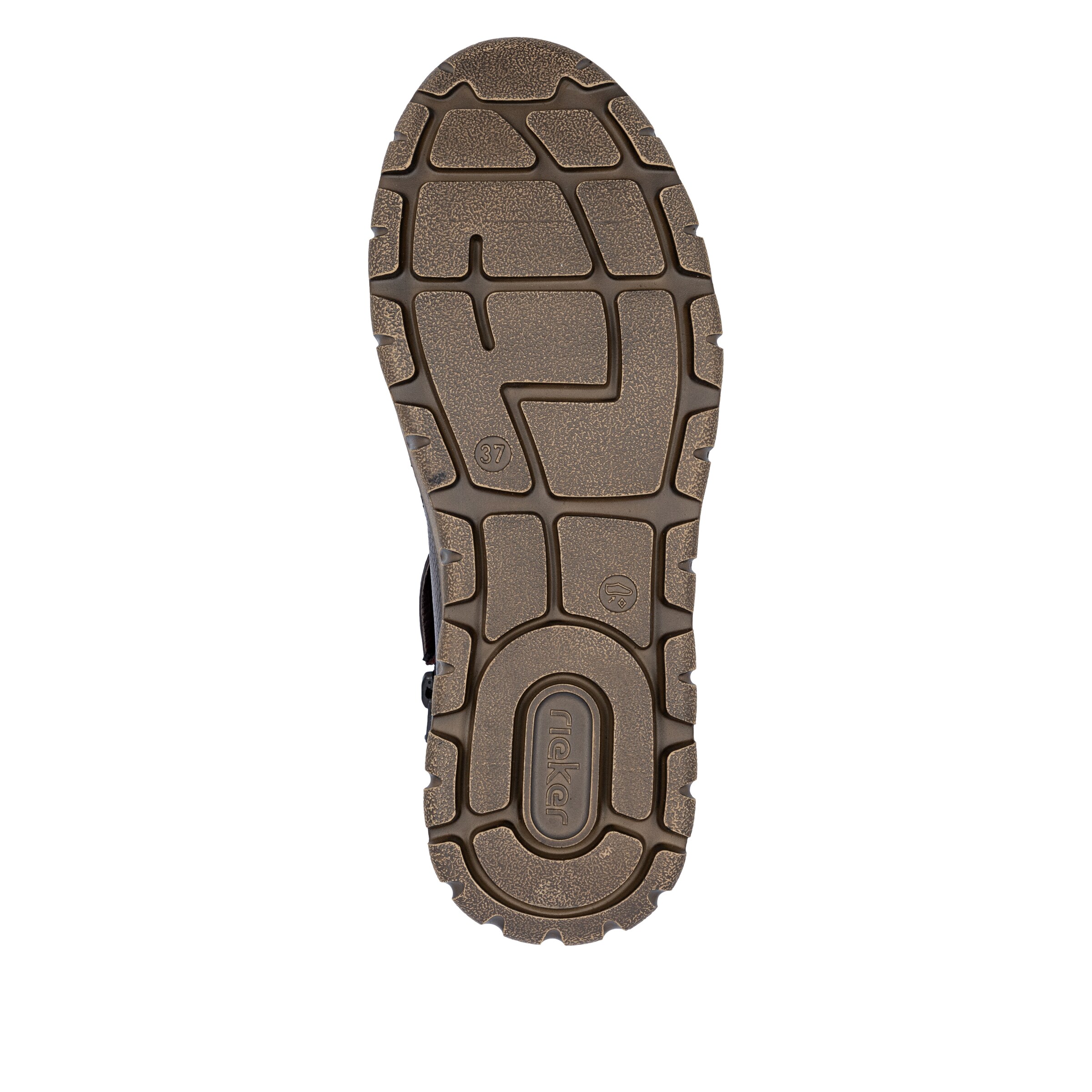 Bottines 'N1353' Rieker en rouge