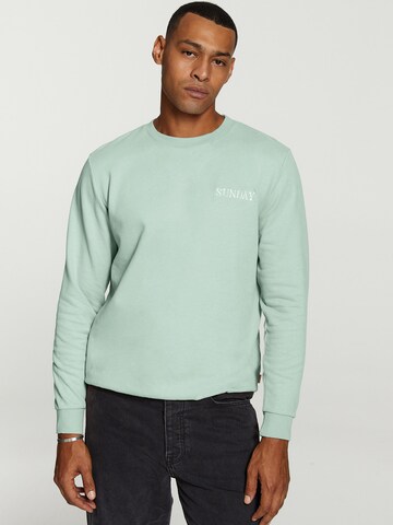 Shiwi Sweatshirt 'Sunday' i grøn: forside