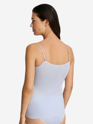 Hanro Undershirt 'Cotton Seamless' in Blue