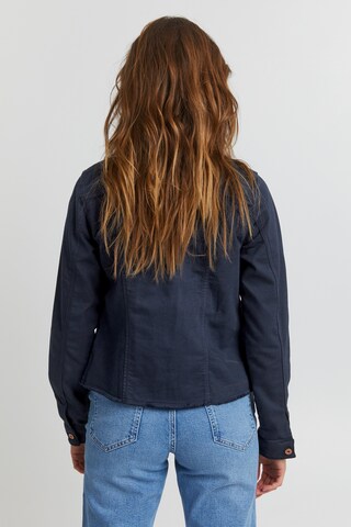 PULZ Jeans Between-Season Jacket in Blue