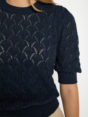 Pullover 'Lamina' di minus in blu