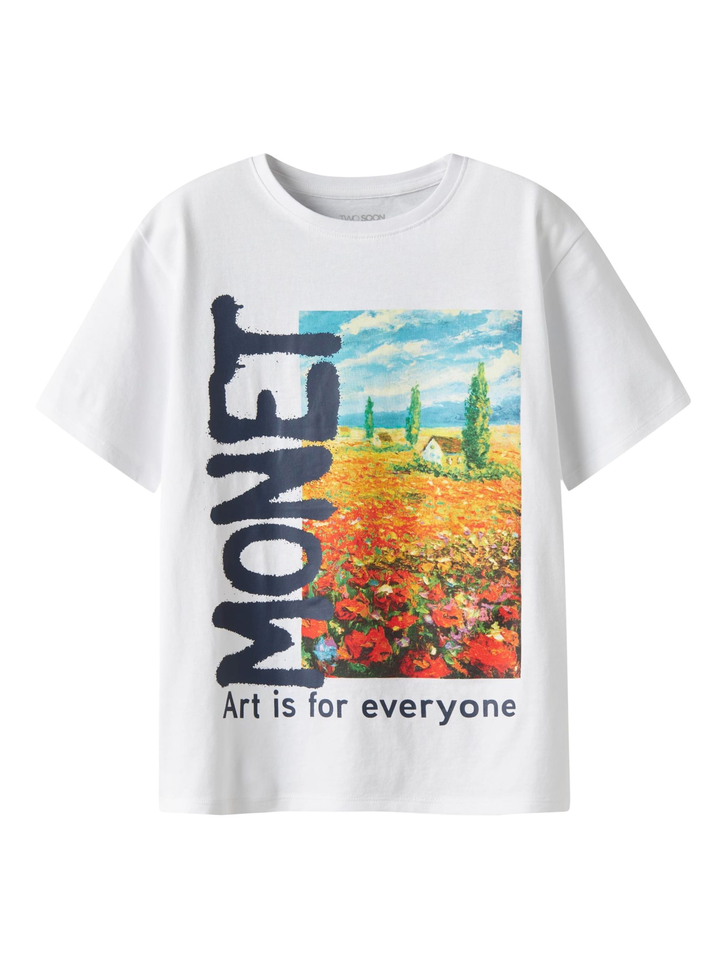 TWO SOON Särk 'Kunst', värv valge: eest vaates