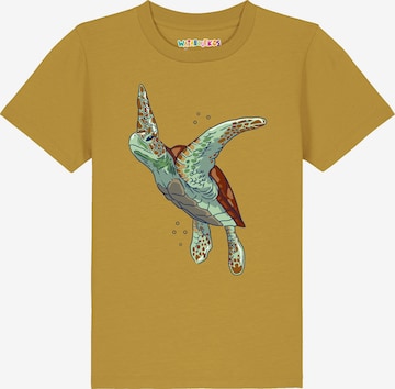 T-Shirt ' Schildkröte Watercolor ' watabout.kids en jaune : devant