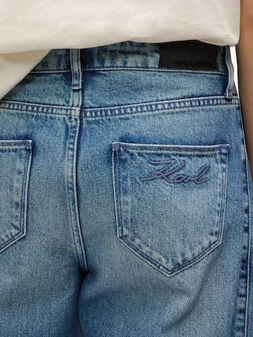 zils Karl Lagerfeld Vaļīgs piegriezums Džinsi