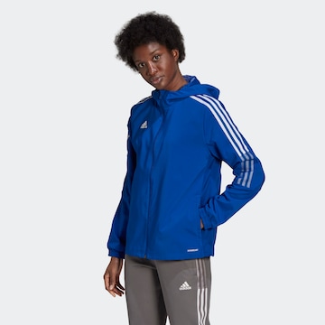 ADIDAS SPORTSWEAR Athletic Jacket 'Tiro 21' in Blue: front