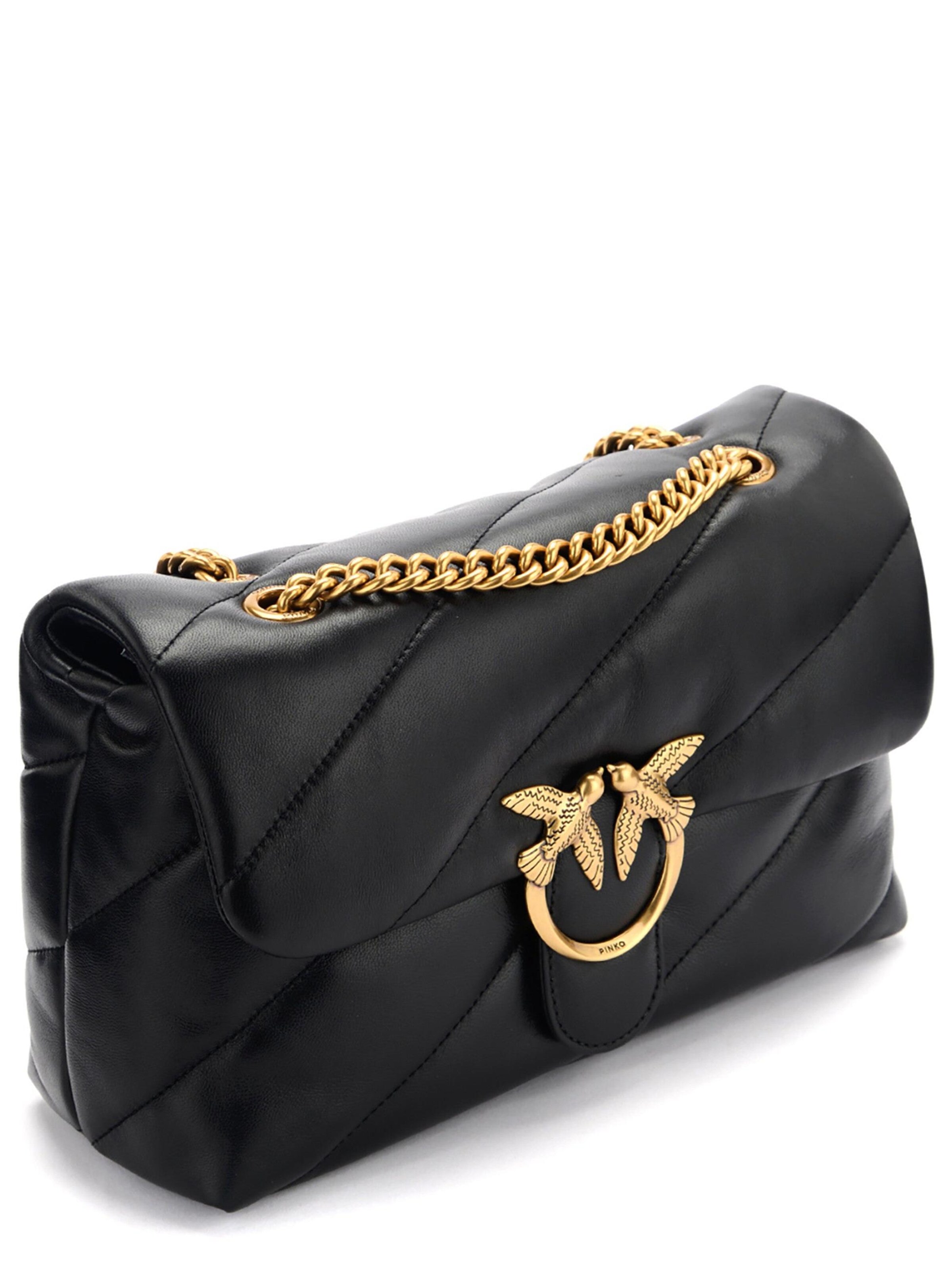 Sacs à main 'Pinko Sacs à main Love Puff Classic Cl Sheep Nap Noir' PINKO en noir