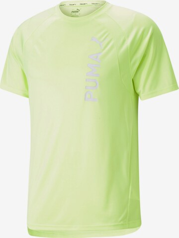 T-Shirt fonctionnel PUMA en jaune : devant