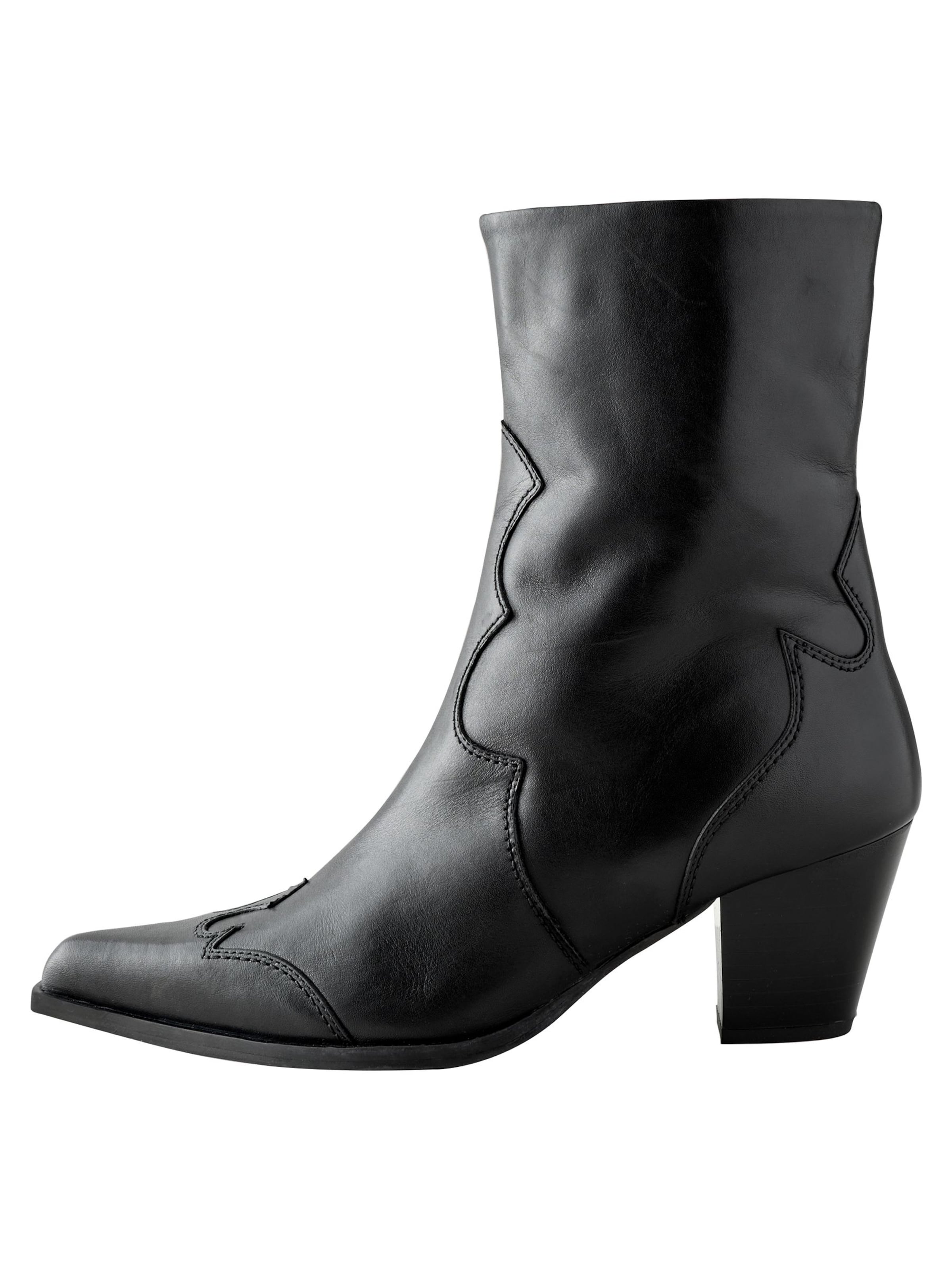 Next Καουμπόικη μπότα σε μαύρο: μπροστά