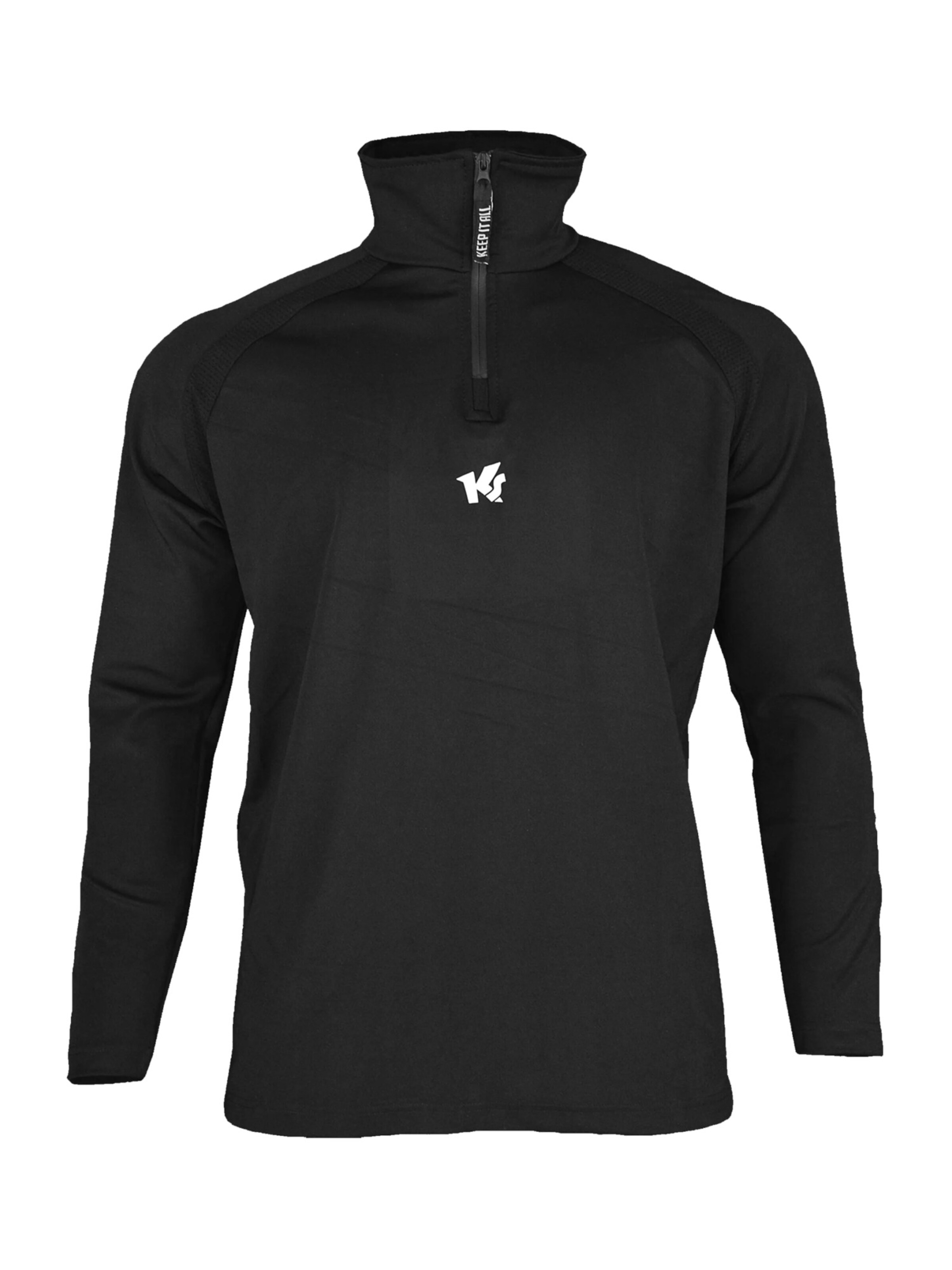 KEEPERsport Trikot in Schwarz: Vorderseite