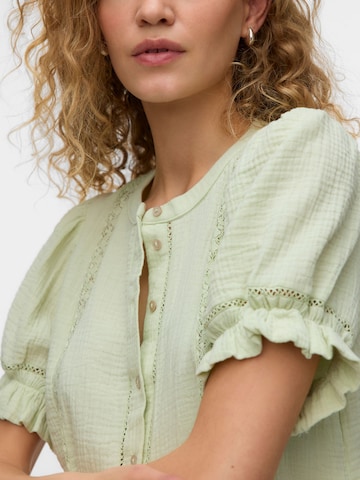 VERO MODA Bluse 'VMNatali' i grøn