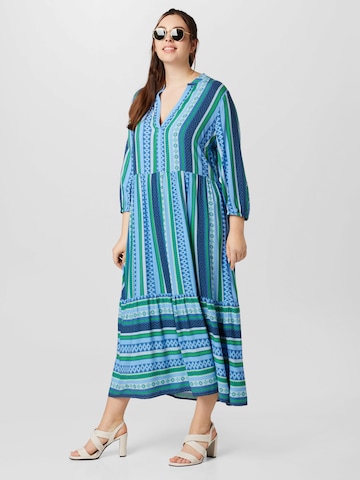 ONLY Carmakoma Φόρεμα 'Marrakesh' σε μπλε